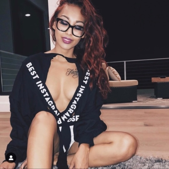 NEW Rehab Black Oversized Sweater